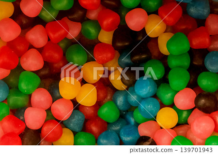 Colored Chewable Colorful Sweet Sugar Candy Harmful Baby Food Background Color Colored Chewable Colorful Sweet Sugar Candy Harmful Baby Food Background Color 139701943