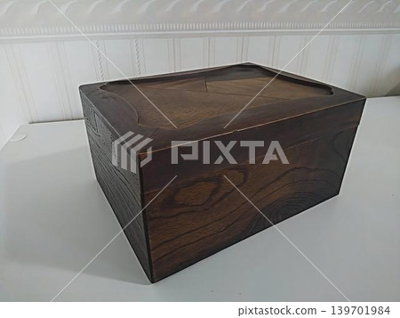 Antique-style wooden box Antique-style wooden box 139701984