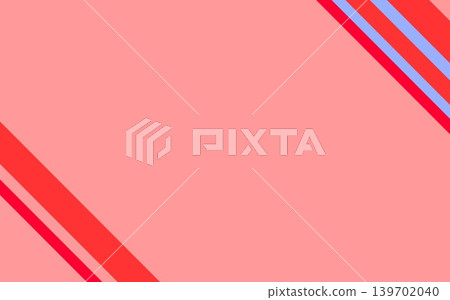 Geometric pattern frame, striped, orange. 139702040
