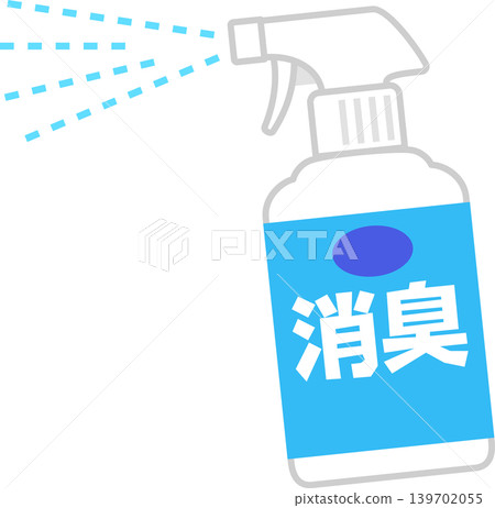 從除臭噴霧瓶中噴出的霧氣 從除臭噴霧瓶中噴出的霧氣 139702055