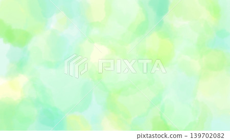 Pale watercolor-style background (refreshing green) - Hand-drawn illustration material Pale watercolor-style background (refreshing green) - Hand-drawn illustration material 139702082