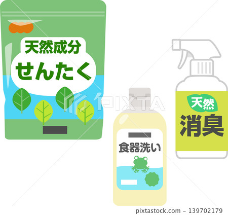 天然成分製成的洗衣液、洗碗精及除臭劑 天然成分製成的洗衣液、洗碗精及除臭劑 139702179