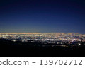 Night view of the Kanto Plain from Mt. Daisen 139702712