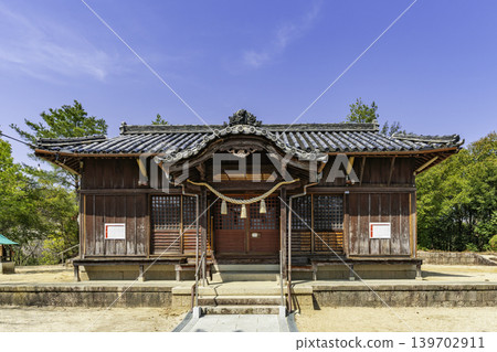 岡山縣岡山市國神社三門地區參拜殿 岡山縣岡山市國神社三門地區參拜殿 139702911