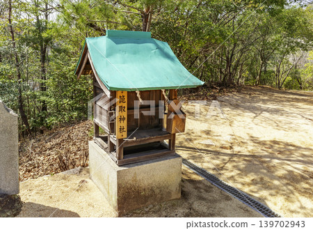正門附近：國神社、円鳥神社、岡山市、岡山縣 139702943