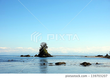 Spring rainy beach 139703207