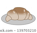 Croissant illustration 139703210