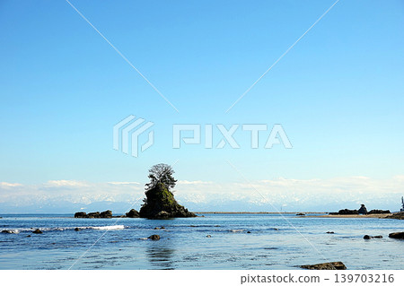 Spring rainy beach 139703216