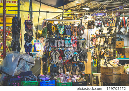 May 15 2026 Sham Shui Po toy market alley filled colorful goods May 15 2026 Sham Shui Po toy market alley filled colorful goods 139703252