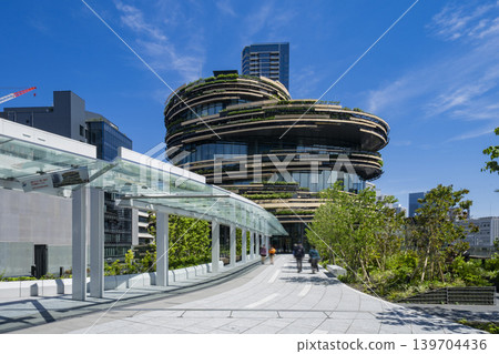 tokyo, modern architecture, multistory building 139704436