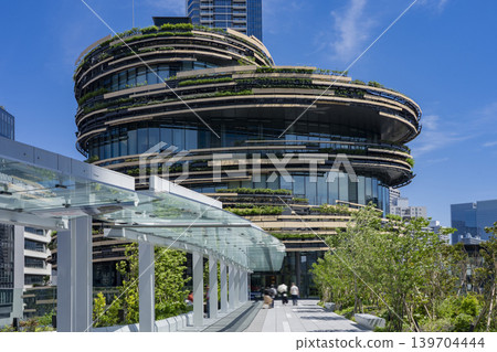 tokyo, modern architecture, multistory building 139704444