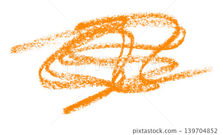 orange pencil strokes isolated on transparent background orange pencil strokes isolated on transparent background 139704852
