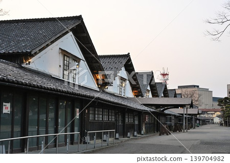 The historic streetscape of Sankyo Warehouse (Sakata City, Yamagata Prefecture) The historic streetscape of Sankyo Warehouse (Sakata City, Yamagata Prefecture) 139704982