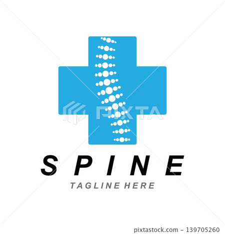Spine diagnostics symbol logo template vector Spine diagnostics symbol logo template vector 139705260