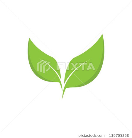 green leaf ecology nature element vector icon green leaf ecology nature element vector icon 139705268