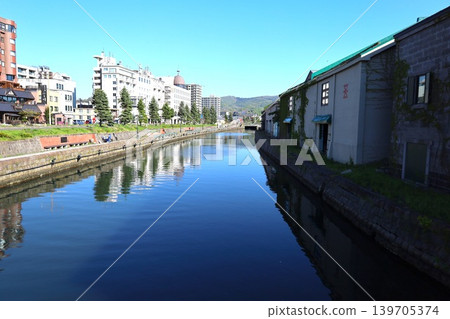 五月初北海道小樽市小樽運河，運河觀光，黃金周，小樽春季觀光 139705374