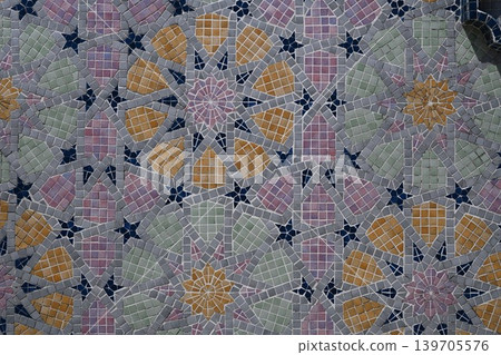 Beautiful tiles in a mosque Beautiful tiles in a mosque 139705576