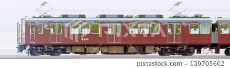 阪急電鐵8300系列通勤列車首節車廂縫隙的照片。 阪急電鐵8300系列通勤列車首節車廂縫隙的照片。 139705602
