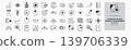 Action Plan and Project Management Outline Icon Set 139706339