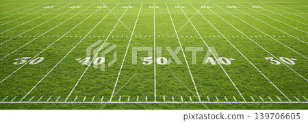 American football field	 139706605