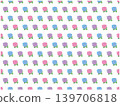 手繪繡球花圖案插圖，可用作背景桌布。 139706818