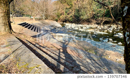 The clear waters of the Inunaki River and spots for playing in the river The clear waters of the Inunaki River and spots for playing in the river 139707346