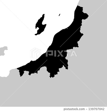 日本新潟縣地圖向量插畫素材 日本新潟縣地圖向量插畫素材 139707842