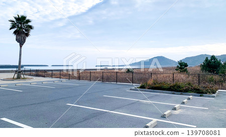 Parking lot at Minogahama Seaside Park Parking lot at Minogahama Seaside Park 139708081