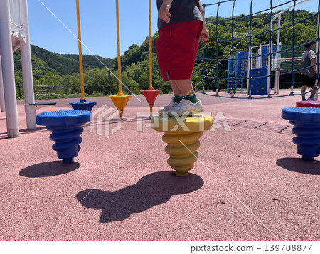 Infants playing in the park Infants playing in the park 139708877