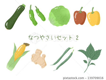 Summer vegetable set 2 Summer vegetable set 2 139709016