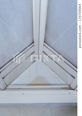 Mold on the bathroom door (fold-over door) 139709064
