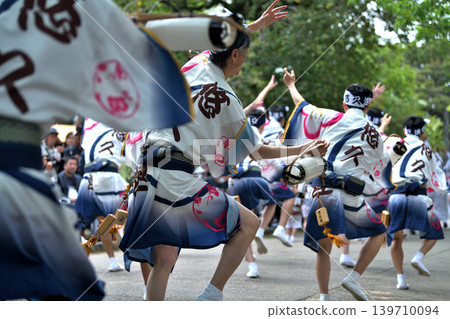 阿波舞春季祭典「德島城阿波舞」-著名舞團男子舞蹈 阿波舞春季祭典「德島城阿波舞」-著名舞團男子舞蹈 139710094