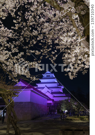Aizu Tsuruga Castle Night View Aizu Tsuruga Castle Night View 139710340