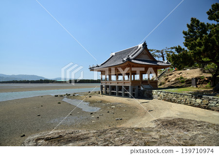 俯瞰和歌川的觀海閣（和歌之浦）[和歌山縣和歌山市] 139710974