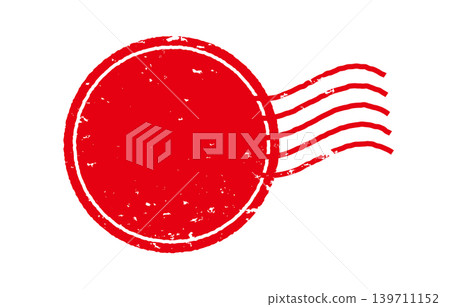 紅色圓形印章 139711152