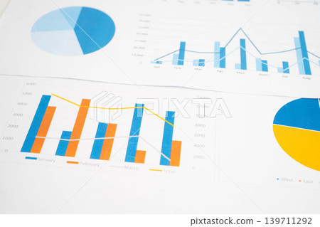 Chart graph paper. Finance, account, statistic, investment data economy, stock exchange business. Chart graph paper. Finance, account, statistic, investment data economy, stock exchange business. 139711292