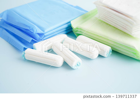 Sanitary hygiene set for woman menstrual period cycle protection. Sanitary hygiene set for woman menstrual period cycle protection. 139711337