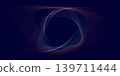 Abstract colors line wave on dark blue background. 139711444