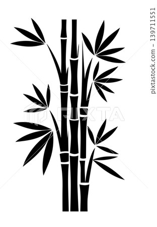 Bamboo in illustrator on white background Bamboo in illustrator on white background 139711551