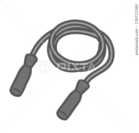 Illustration of a jump rope Illustration of a jump rope 139711560