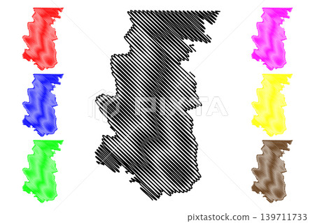 Bafata Region (Republic of Guinea-Bissau, Regions of Guinea Bissau) map vector illustration, scribble sketch Bafata map Bafata Region (Republic of Guinea-Bissau, Regions of Guinea Bissau) map vector illustration, scribble sketch Bafata map 139711733