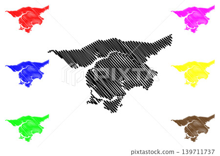Cacheu Region (Republic of Guinea-Bissau, Regions of Guinea Bissau) map vector illustration, scribble sketch Cacheu map Cacheu Region (Republic of Guinea-Bissau, Regions of Guinea Bissau) map vector illustration, scribble sketch Cacheu map 139711737