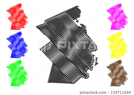 Flacq District (Republic of Mauritius, island, Districts of Mauritius) map vector illustration, scribble sketch Flacq map Flacq District (Republic of Mauritius, island, Districts of Mauritius) map vector illustration, scribble sketch Flacq map 139711840