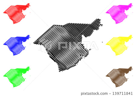 Grand Port District (Republic of Mauritius, island, Districts of Mauritius) map vector illustration, scribble sketch Grand Port map Grand Port District (Republic of Mauritius, island, Districts of Mauritius) map vector illustration, scribble sketch Grand Port map 139711841