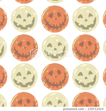 Creepy Face Full Moon Seamless Pattern Background - Halloween All-Over Print Creepy Face Full Moon Seamless Pattern Background - Halloween All-Over Print 139712424