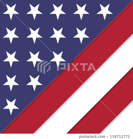 Celebration of the national holiday of independence United States of America, post social media template 139712772