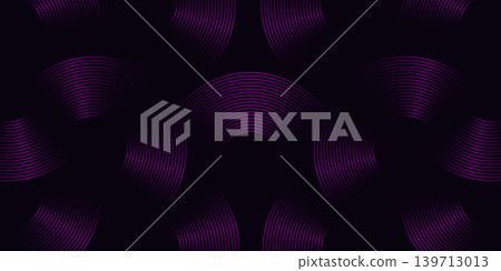modern abstract design featuring curved, concentric purple lines on a dark background modern abstract design featuring curved, concentric purple lines on a dark background 139713013