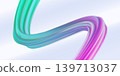 Gradient design background with wave brush lines, green and purple color combination 139713037