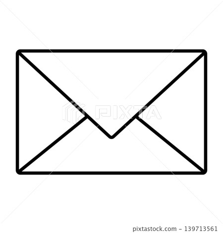 Simple email icon illustration 001 Simple email icon illustration 001 139713561