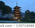 春日傍晚的琉璃光寺五重塔 139714088